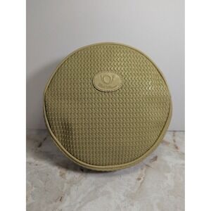 Vintage Flavi Vismano Round Woven Crossbody Bag Designer Purse no strap/ chain‎